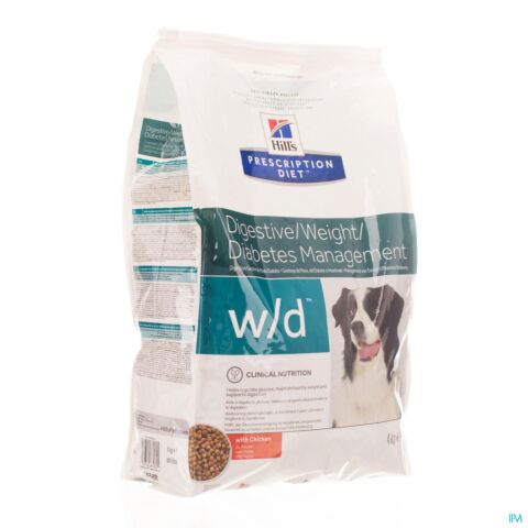Hills Prescription Diet Canine w/d Hond 4kg
