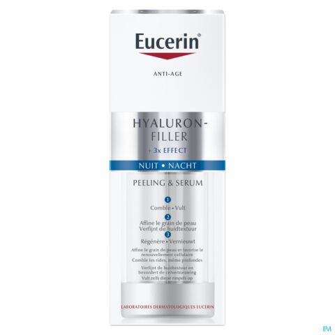 Eucerin Hyaluron-filler X3 Peeling&serum Nacht30ml