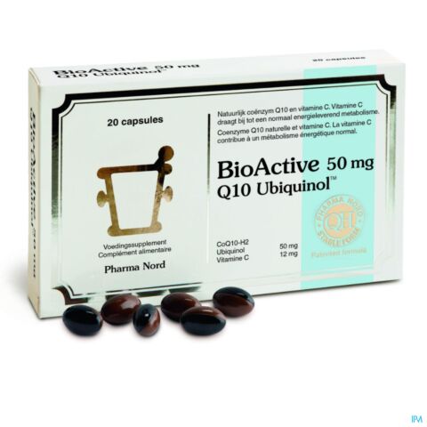 Bio Active Q10 50mg 20 Capsules