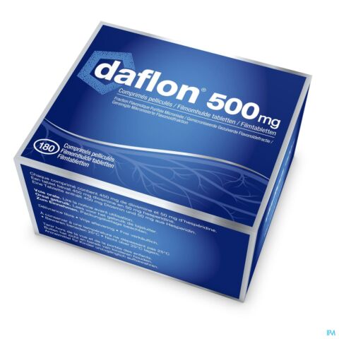 Daflon 500mg 180 Filmomhulde Tabletten