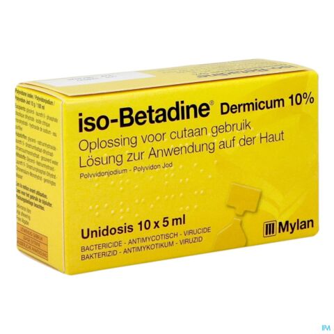 Iso-Betadine Oplossing 5ml 10 Unidoses