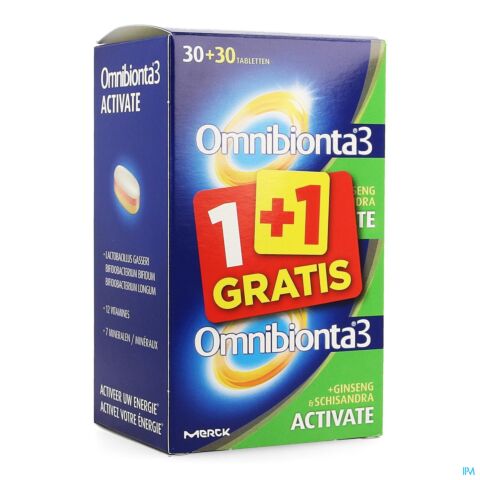 Omnibionta-3 Activate Promopack Comp 30+30