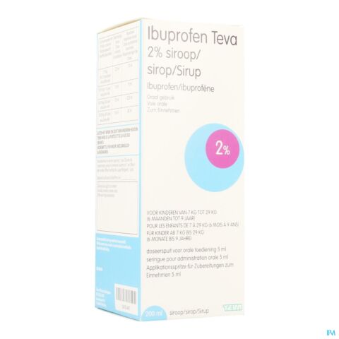 Ibuprofen Ratiopharm 2% Siroop 200ml