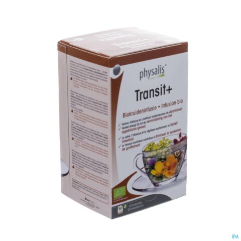 Physalis Transit + Infusie Bio Zakje 20x1,5g