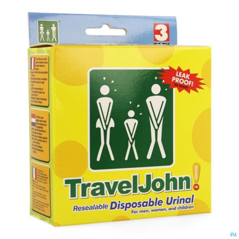 Travel John Urinaal 3x800ml