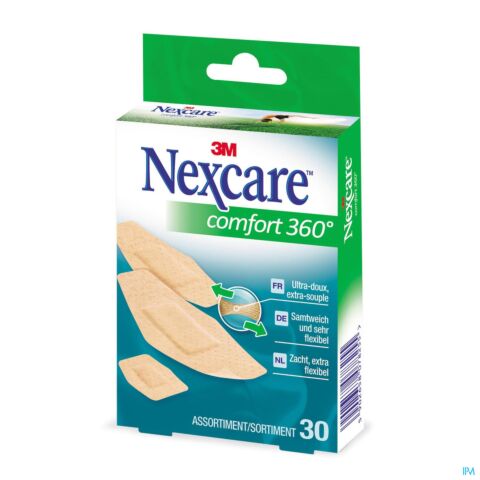 Nexcare 3m Comfort Strip 360 Assorted 30