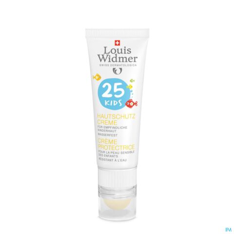 Louis Widmer Sun Kids Skin Protection Cream SPF25 Zonder Parfum 25ml + Lipstick SPF50