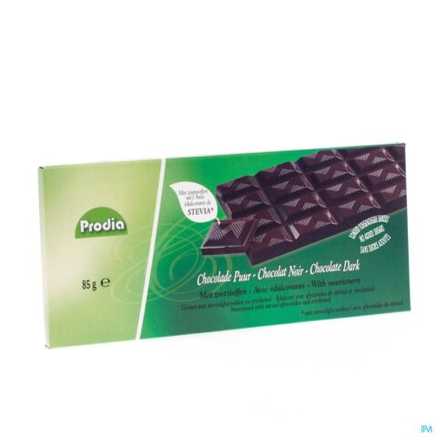 Prodia Chocolade Puur Met Stevia Zoetstof 85g 5539