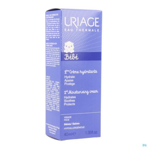 Uriage 1e Hydraterende en Beschermende Crème Tube 40ml