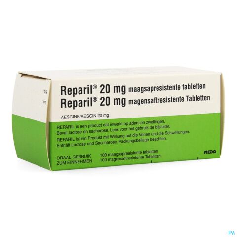 Reparil Gastroresist 20mg 100 Tabletten