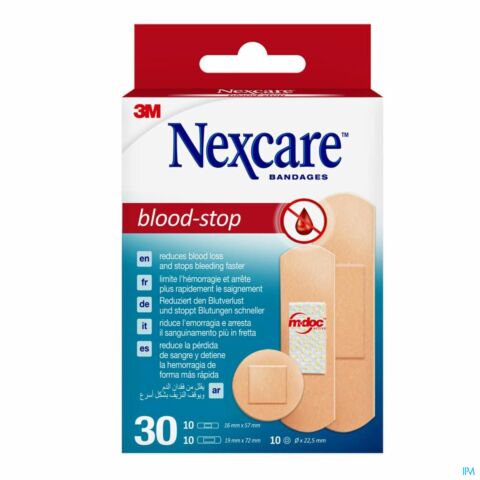 Nexcare 3m Bloodstop Assorted 30 N1730as