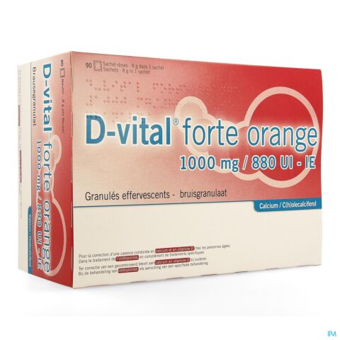 D-vital Forte 1000/880 90 Zakjes