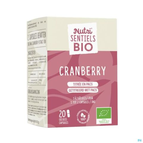 Nutrisentiels Cranberry Bio Comp 20