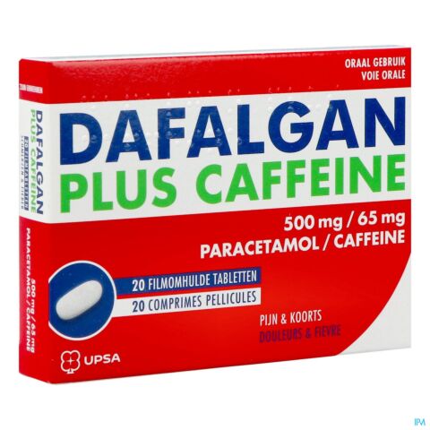 Dafalgan Plus Caffeine 20 Tabletten