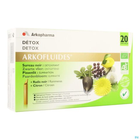 Arkofluide Detox Bio Unicadoses 20 Verv.2622074