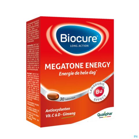Biocure Long Action Megatone Energy Boost Adult 30 Tabletten