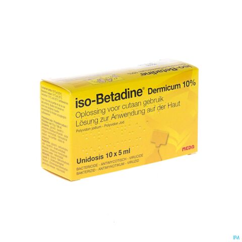Iso-Betadine Oplossing 5ml 10 Unidoses