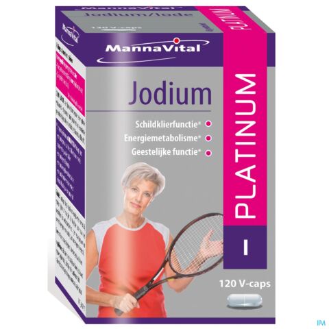 Mannavital Jodium Platinum 120 V-Capsules