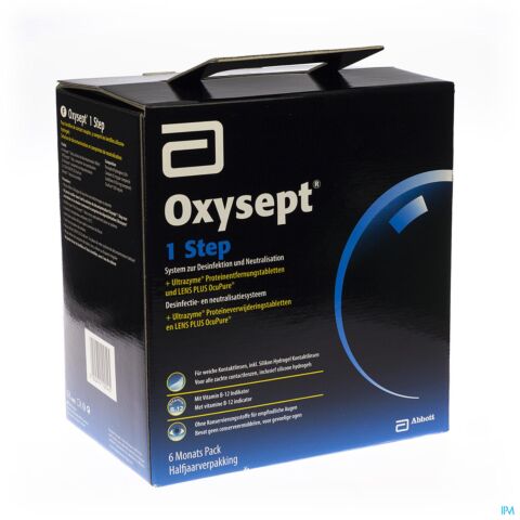 Oxysept 1 Step 6m 6x300ml+180 Comp+2x120ml+25ultr.