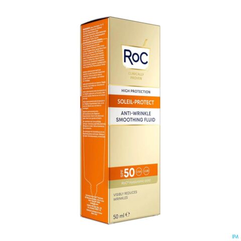 Roc Sol Protect A/wrinkle Smooth.fluid Ip50 Tb50ml