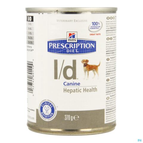 Hills Prescription Diet Canine l/d Hond 370g