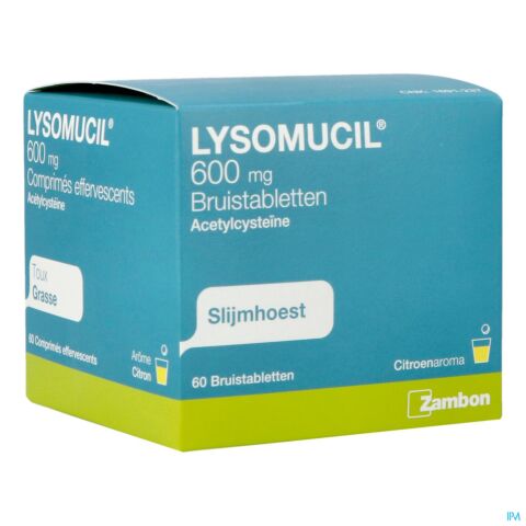 Lysomucil 600mg 60 Bruistabletten