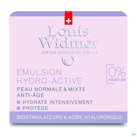 Louis Widmer Emulsion Hydro-Active Zonder Parfum 50ml