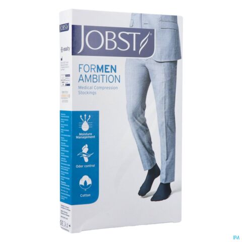 Jobst For Men Ambition Kl2 Ad Long Black Iv 1p
