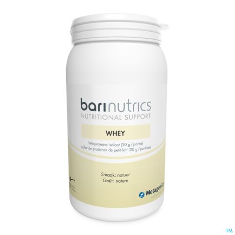 Barinutrics Whey Natuur 21 Porties