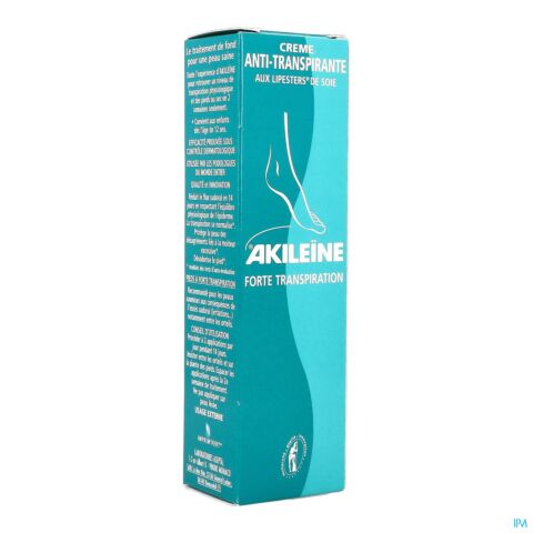 Akileine Creme A/transpirantie Tube 50ml