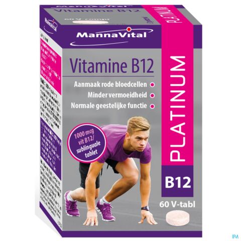 Mannavital Vitamine B12 Platinum  V-CAPS 60