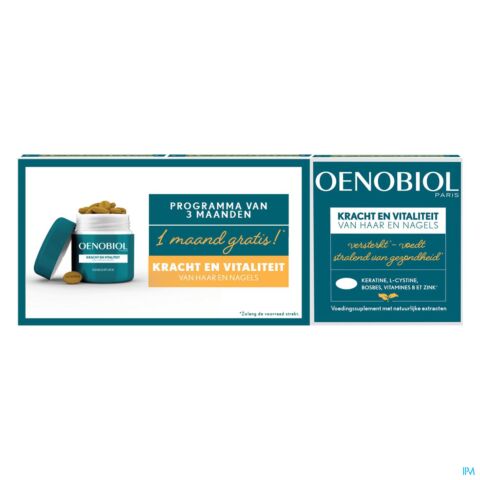 Oenobiol Kracht & Vitaliteit Caps 3x60