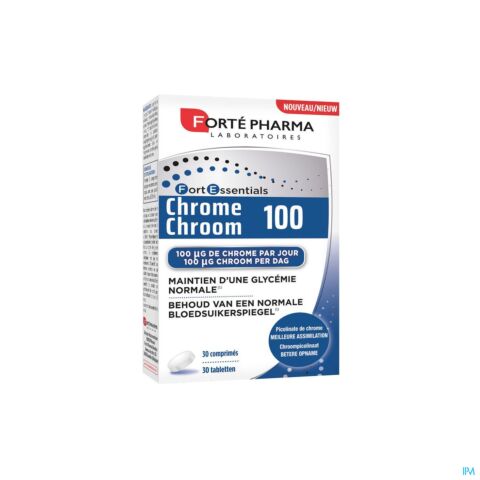 Forté Pharma Chroom 100 30 Capsules