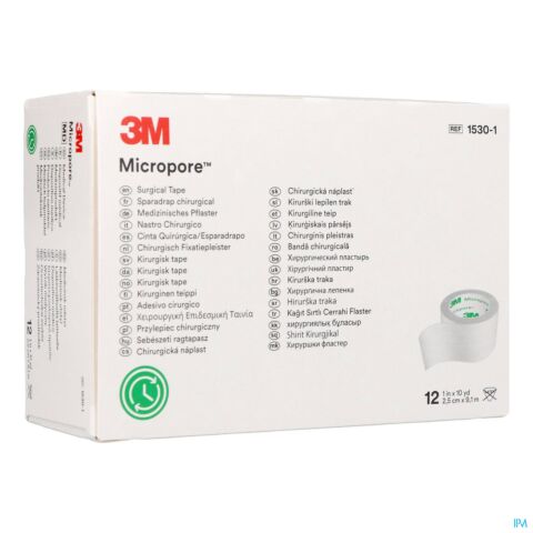 Micropore 3m Hechtpleister 25mmx9,14m Rol 12 1530