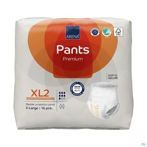 Abena Pants Premium Xl2 Pull Up Luier 16