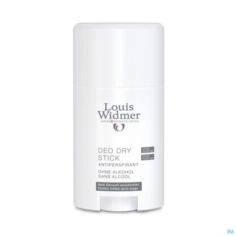 Louis Widmer Deo Dry Stick Zonder Parfum 50ml