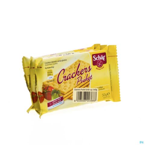 Schar Cracker Pocket Glutenvrij 3x50g 6541 Revogan