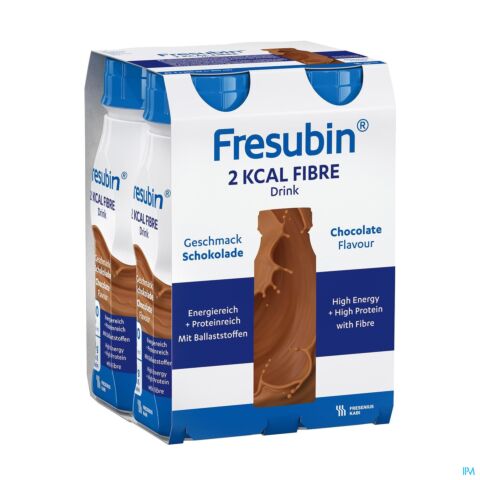 Fresubin 2kcal Fibre Drink Chocolade 4x200ml