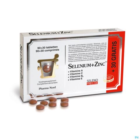 Selenium + Zinc Promo 90+30 Gratis Tabletten
