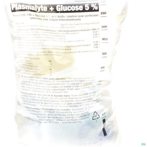 Bx Plasmalyte 148+glucose5% Viaflo 20 Za 500ml Iv