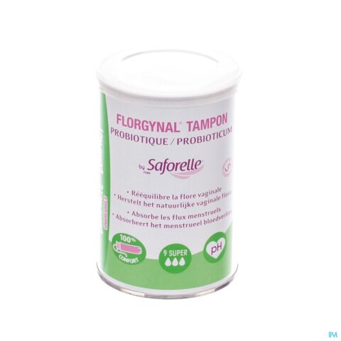 Florgynal Tampon Probiotique Compact Super 9