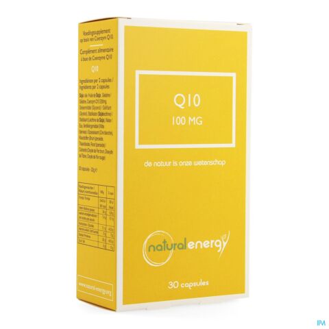 Natural Energy Q10 Energy 100mg 30 Capsules