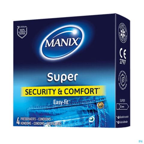 Manix Super Condooms 4 Stuks