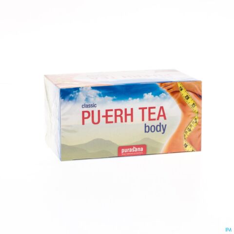 Purasana Vegan Pu-erh Tea De Vetkiller Zakje 20