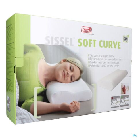 Sissel Soft Curve Compact Hoofdkussen+overtrek