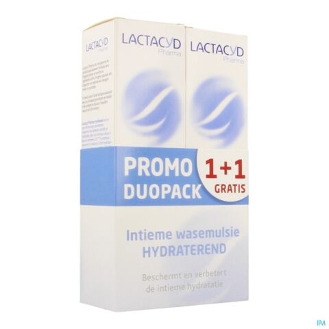 Lactacyd Pharma Hydraterend 2x250ml PROMO 1+1 GRATIS