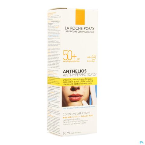 La Roche Posay Anthelios Anti-Imperfecties Corrigerend Gel-Crème SPF50+ 50ml