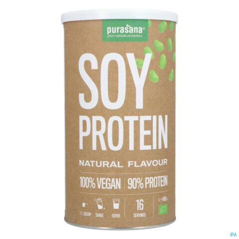 Purasana Vegan Soja Protein 90% Nature Bio 400g