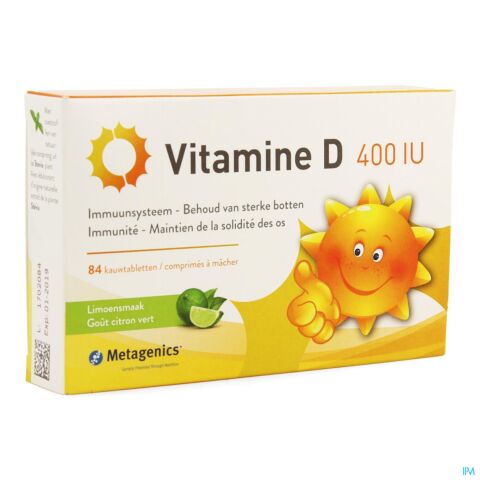 Vitamine D 400iu 84 Tabletten Metagenics