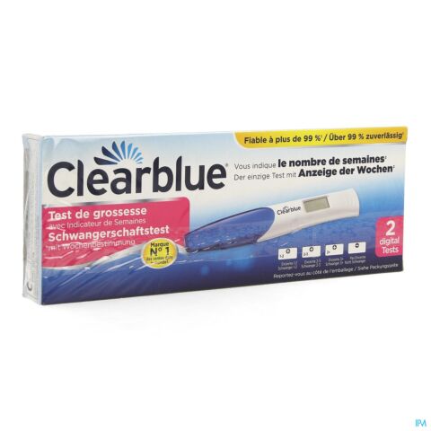 Clearblue Digital Zwangerschapstest Met Conceptie Indicator 2 Stuks